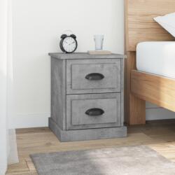 vidaXL 2 db betonszürke szerelt fa éjjeliszekrény 39 x 39 x 47, 5 cm (816153)