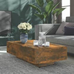 vidaXL füstös tölgy színű szerelt fa dohányzóasztal 100x49, 5x31 cm (815762) - vidaxl