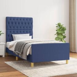 vidaXL ágykeret matrac nélkül kék 100x200 cm anyagból (3125282)
