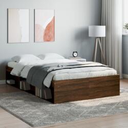vidaXL barna tölgy színű ágykeret 120 x 200 cm (3203858)