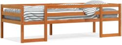 vidaXL viaszbarna tömör fenyőfa gyerekágykeret 80 x 200 cm (846863)