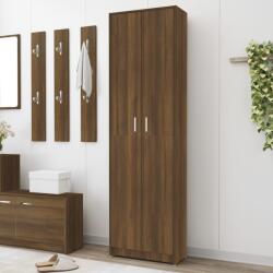 vidaXL barna tölgy színű szerelt fa előszobaszekrény 55 x 25 x 189 cm (815518)