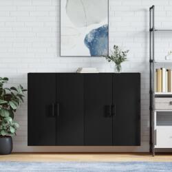 vidaXL 2 db fekete fali szekrény 69, 5 x 34 x 90 cm (3195644)