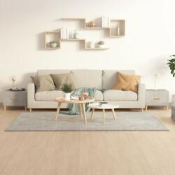 vidaXL 2 db betonszürke szerelt fa dohányzóasztal 50 x 50 x 40 cm (812717)