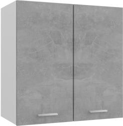 vidaXL Lyon betonszürke szerelt fa függő szekrény 60 x 31 x 60 cm (801272)