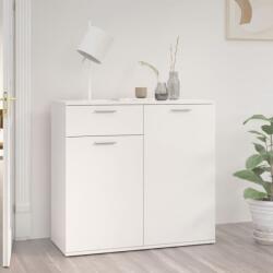 vidaXL magasfényű fehér szerelt fa tálalószekrény 80 x 36 x 75 cm (805776)