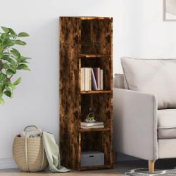 vidaXL füstös tölgy színű szerelt fa magasszekrény 30 x 41 x 124 cm (846380) - vidaxl