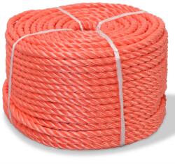 vidaXL narancssárga polipropilén sodrott kötél 12 mm 100 m (91302)