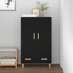 vidaXL fekete szerelt fa magasszekrény 70 x 31 x 115 cm (812565) - vidaxl