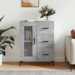 vidaXL betonszürke szerelt fa tálalószekrény 69, 5 x 34 x 90 cm (828048)