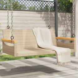 vidaXL bézs polyrattan hintapad 109 x 62 x 40 cm (368145)