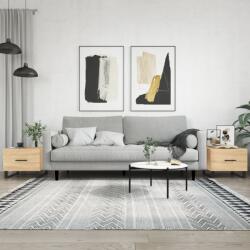vidaXL 2 db sonoma tölgy szerelt fa dohányzóasztal 50 x 50 x 40 cm (829451)