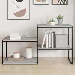 vidaXL 4 db szürke sonoma színű szerelt fa fali polc 60 x 40 x 1, 5 cm (838245) - vidaxl