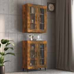 vidaXL füstös tölgy színű függő faliszekrény 69, 5 x 34 x 90 cm (817390)
