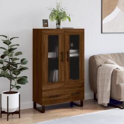 vidaXL barna tölgyszínű szerelt fa magasszekrény 69, 5 x 31 x 115 cm (828331) - vidaxl