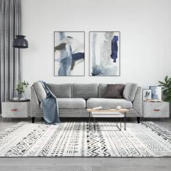vidaXL 2 db betonszürke szerelt fa dohányzóasztal 50 x 50 x 40 cm (829341)