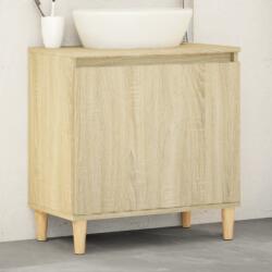 vidaXL sonoma tölgy színű szerelt fa mosdószekrény 58x33x60 cm (847407)