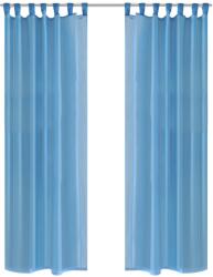 vidaXL Türkiz Átlátszó Függöny 140 x 245 cm 2 db (130208)