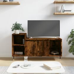 vidaXL füstös tölgy színű szerelt fa TV-szekrény 100x35x55 cm (831313)