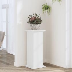 vidaXL fehér szerelt fa növénytartó állvány 33 x 33 x 80 cm (852969) - vidaxl