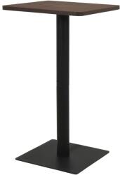 vidaXL sötétbarna bisztróasztal 60 x 60 x 107 cm (321925) - vidaxl