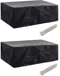 vidaXL 2 db kerti bútor huzat 8 fűzőlyukkal 200 x 160 x 70 cm (279125)