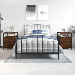 vidaXL 2 db barna tölgyszínű éjjeliszekrény 44x45x60 cm (826012)