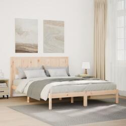 vidaXL tömör fa extra hosszú ágykeret matrac nélkül 160 x 220 cm (3309259)