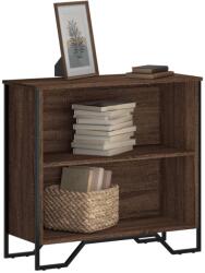 vidaXL barna tölgy színű szerelt fa könyvszekrény 80 x 31 x 74, 5 cm (848623) - vidaxl
