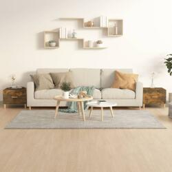 vidaXL 2 db füstös tölgy szerelt fa dohányzóasztal 50 x 50 x 40 cm (817532)
