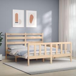 vidaXL tömör fenyőfa ágy matrac nélkül 160 x 200 cm (3192046)