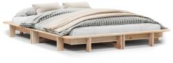 vidaXL tömör fenyőfa ágy matrac nélkül 150x200 cm (850656)