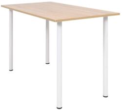 vidaXL tölgyfa/fehér színű étkezőasztal 120 x 60 x 73 cm (245728)