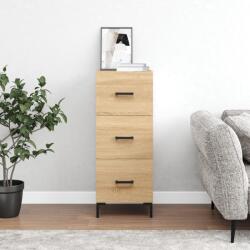 vidaXL sonoma tölgy színű szerelt fa tálalóasztal 34, 5 x 34 x 90 cm (828607)