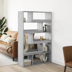 vidaXL szürke sonoma színű szerelt fa könyvespolc 100 x 33 x 156, 5 cm (3309344)