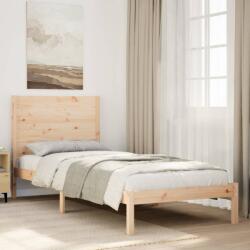 vidaXL tömör fa extra hosszú ágykeret matrac nélkül 100 x 210 cm (3309269)