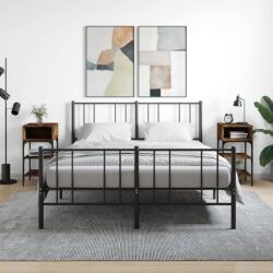 vidaXL 2 db füstös tölgy színű szerelt fa éjjeliszekrény 35x34, 5x70 cm (825888)