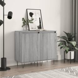 vidaXL 2 db szürke sonoma színű szerelt fa tálalószekrény 40x35x70 cm (831065)
