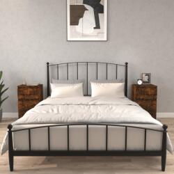 vidaXL 2 db füstös tölgy színű éjjeliszekrény 40 x 35 x 70 cm (819719) - vidaxl