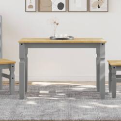 vidaXL Corona szürke tömör fenyőfa ebédlőasztal 112 x 60 x 75 cm (4005715)