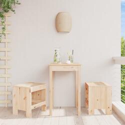 vidaXL 2 db tömör fenyőfa ülőke 40 x 36 x 45 cm (825338)
