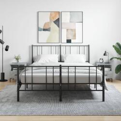 vidaXL 2 db betonszürke szerelt fa éjjeliszekrény 40 x 35 x 47, 5 cm (827445)