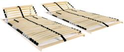 vidaXL 2 db 7 zónás 28 léces ágyrács 90 x 200 cm (3051430)