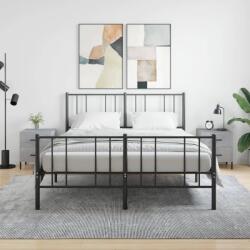 vidaXL 2 db betonszürke szerelt fa éjjeliszekrény 40 x 35 x 47, 5 cm (827333)