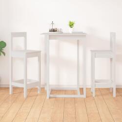 vidaXL 2 db fehér tömör fenyőfa bárszék 40 x 41, 5 x 112 cm (822143)