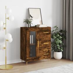 vidaXL füstös tölgy színű szerelt fa tálalószekrény 69, 5 x 34 x 90 cm (828033)