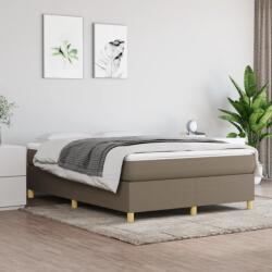 vidaXL tópszínű szövet ágykeret matrac nélkül 140 x 200 cm (3120965)