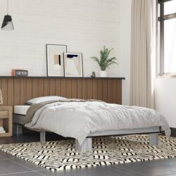 vidaXL sonoma tölgyszínű szerelt fa és fém ágykeret 75 x 190 cm (845880)