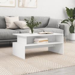 vidaXL fehér szerelt fa dohányzóasztal 90 x 55 x 42, 5 cm (834278) - vidaxl