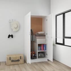 vidaXL fehér szerelt fa ruhásszekrény 82, 5 x 51, 5 x 180 cm (803434)